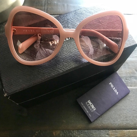 Prada Accessories - Pink Prada Butterfly Sunglasses